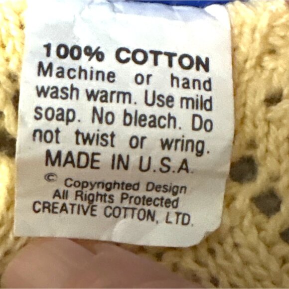 Vintage Cotton Forever Buttercup Yellow Pointelle Knit Vest - Picture 4 of 7